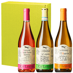 &acute;Geschenk: Ca' Lojera&acute; &middot; 1x Lugana, 1x Chardonnay, 1x Chiaretto (3er Geschenkbox), Ca' Lojera, Lombardei