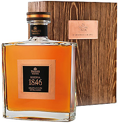 &acute;Riserva 18.46&acute; &middot; Grappa di Barbera e Dolcetto Invecchiata (1er Holzkiste), Mazzetti d'Altavilla, Piemont