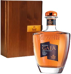&acute;Gaia&acute; &middot; Grappa di Moscato e Cortese Invecchiata (1er Holzkiste), Mazzetti d'Altavilla, Piemont