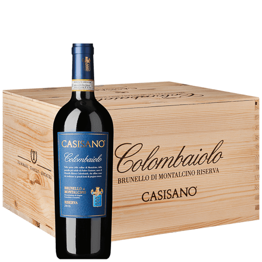 &acute;Colombaiolo&acute; &middot; Brunello di Montalcino Riserva DOCG 2016 (6er Holzkiste), Casisano, Tuscany