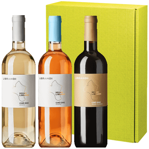 &acute;Geschenk: Cirò Librandi&acute; &middot; 1x Cirò Bianco, 1x Cirò Rosato, 1x Cirò Rosso, Librandi, Calabria
