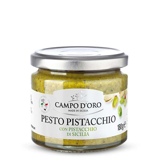 Pistazien Pesto mit Pistazien aus Sizilien, Villa Reale, Sizilien